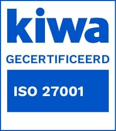 Kiwa ISO 27001 gecertificeerd